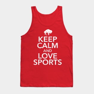 Keep Calm and Love Sports Tank Top